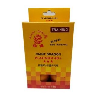 Giant Dragon Table Tennis Balls - Pack Of 6 - 3star