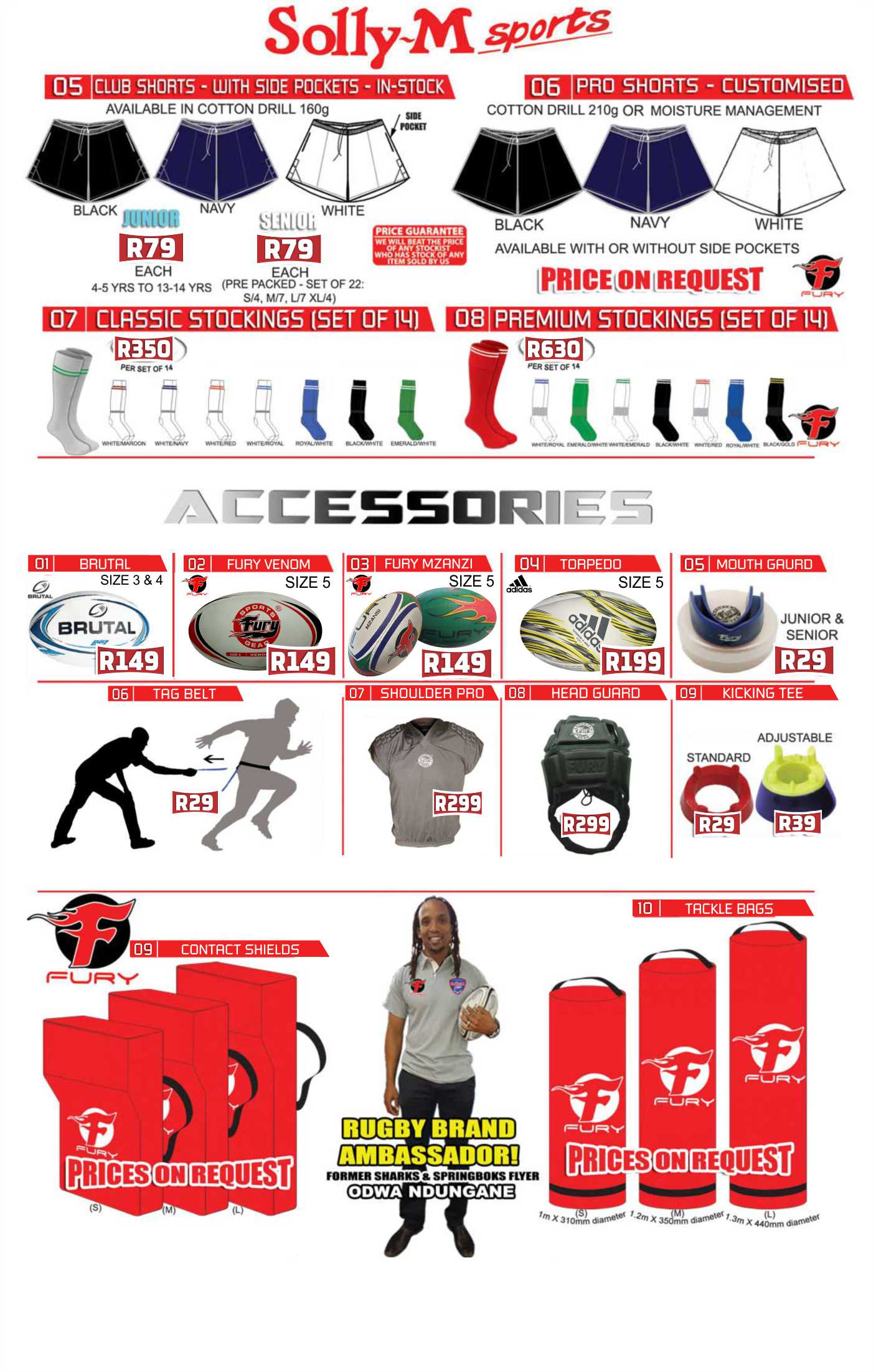 Rugby | Solly M Sports Online Store