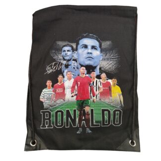 Football Hero Drawstring Bags