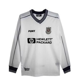Pony Tottenham Hotspur 1997/1999 Retro Long Sleeve Home Jersey - Mens