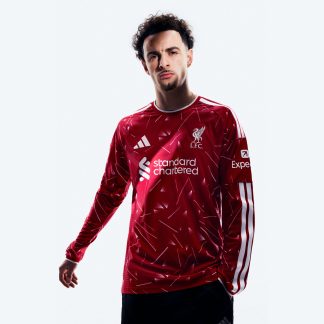adidas Liverpool FC 2026/27 Long Sleeve Home Jersey - Mens